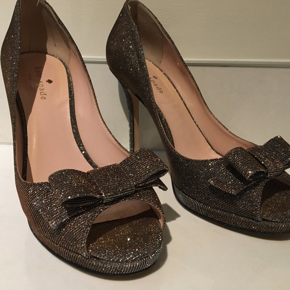 Kate Spade Felisha Bronze Heels, size 8M